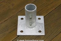 Chain Link Floor Flange Pressed Steel Hoover Fence Co pertaining to dimensions 1000 X 1000