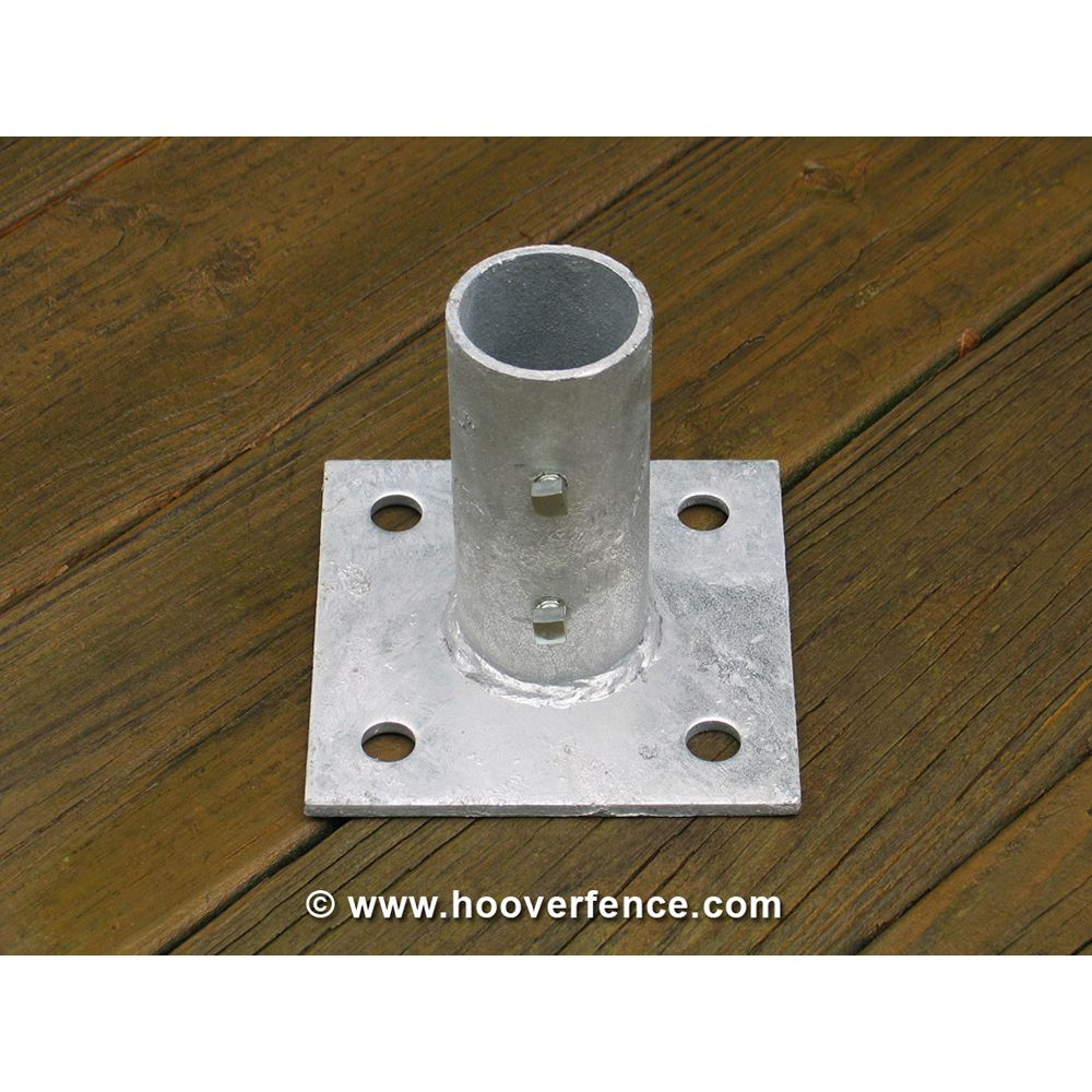 Chain Link Floor Flange Pressed Steel Hoover Fence Co pertaining to dimensions 1000 X 1000