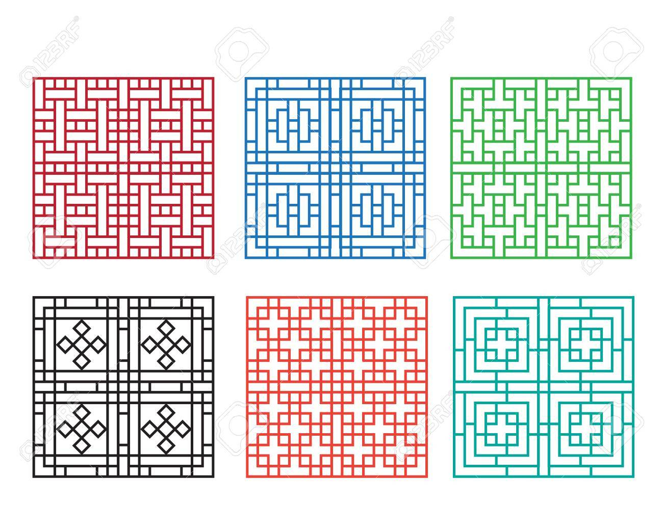 Chinese Ornament For Door Window Wall And Fence Royalty Free within proportions 1300 X 1040
