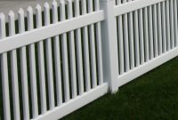 Classic Vinyl Picket Fence Superior Plastic Products within proportions 1032 X 1032