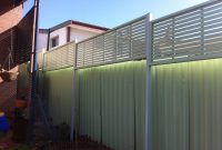 Colorbond Fence With Wood Privacy Screen Google Search Yard regarding sizing 2592 X 1936