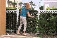 Compass Home Expandable Faux Ivy Privacy Fence With Lights On Qvc inside proportions 1280 X 720
