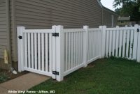 Composite Picket Fence White Home Design Ideas within measurements 1300 X 975