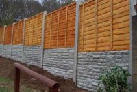 Concrete Fence Panels Wood Design Idea And Decorations Diy inside proportions 1024 X 768