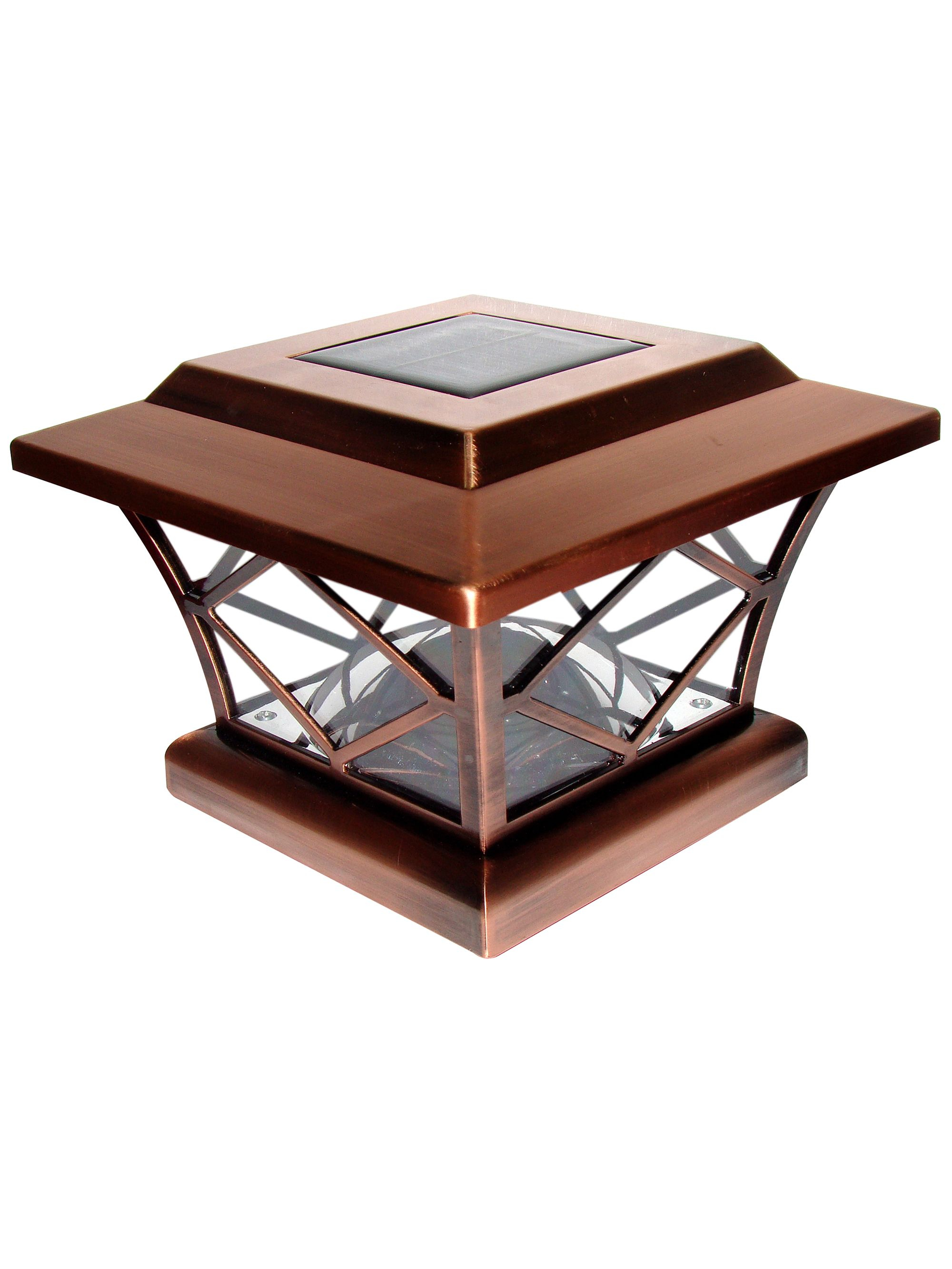 Craftsman Style Solar Fence Post Cap Lights Add A Finishing Touch regarding proportions 2000 X 2666