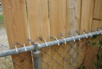 Create A Zip Tie Fence Zip Tie Cedar Planks To A Chain Link Fence within measurements 2048 X 1536