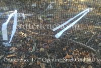 Critterfence 12 Steel Grid Sample 685248510445 regarding proportions 3247 X 1882