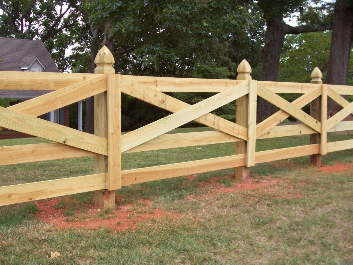 Custom Crossbuck Ranch Rail Horse Fence Mossy Oak Fence Great for dimensions 1200 X 900
