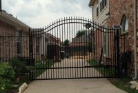 Custom Wrought Iron Driveway Gate Fence Companies Roofing for sizing 1632 X 1224