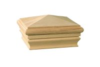 Deckorail Newbury 4 In X 4 In Pyramid Wood Post Cap 58672 The pertaining to sizing 1000 X 1000