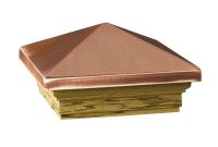 Deckorail Verona 4 In X 4 In Copper High Point Pyramid Post Cap regarding sizing 1000 X 1000