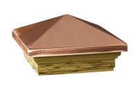 Deckorail Verona 4 In X 4 In Copper High Point Pyramid Post Cap within measurements 1000 X 1000