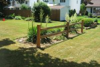 Decorating Chic Split Rail Fence Made Of Wood For Garden Decor Ideas with regard to size 3072 X 2304