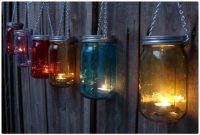 Diy Hanging Mason Jar Lights Garden Fence Decor Instructions 20 intended for dimensions 670 X 1350