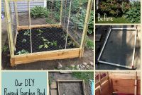 Diy Raised Bed With Fencing We Have A Major Issue With Deer And in measurements 2000 X 2000