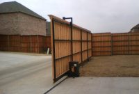 Driveway Gatefence Idea We Have We Want One That Can Slide with regard to proportions 1280 X 960
