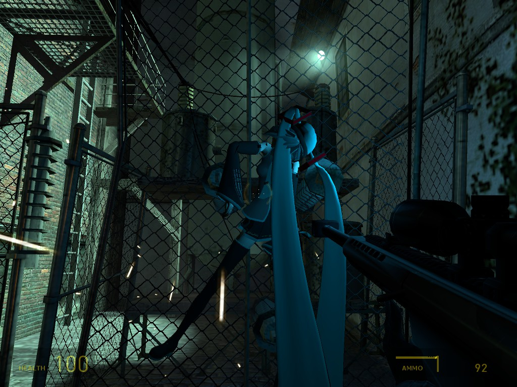 Dumb Miku She Ran Into A Electric Fence Image Ravenholm Mod with sizing 1024 X 768