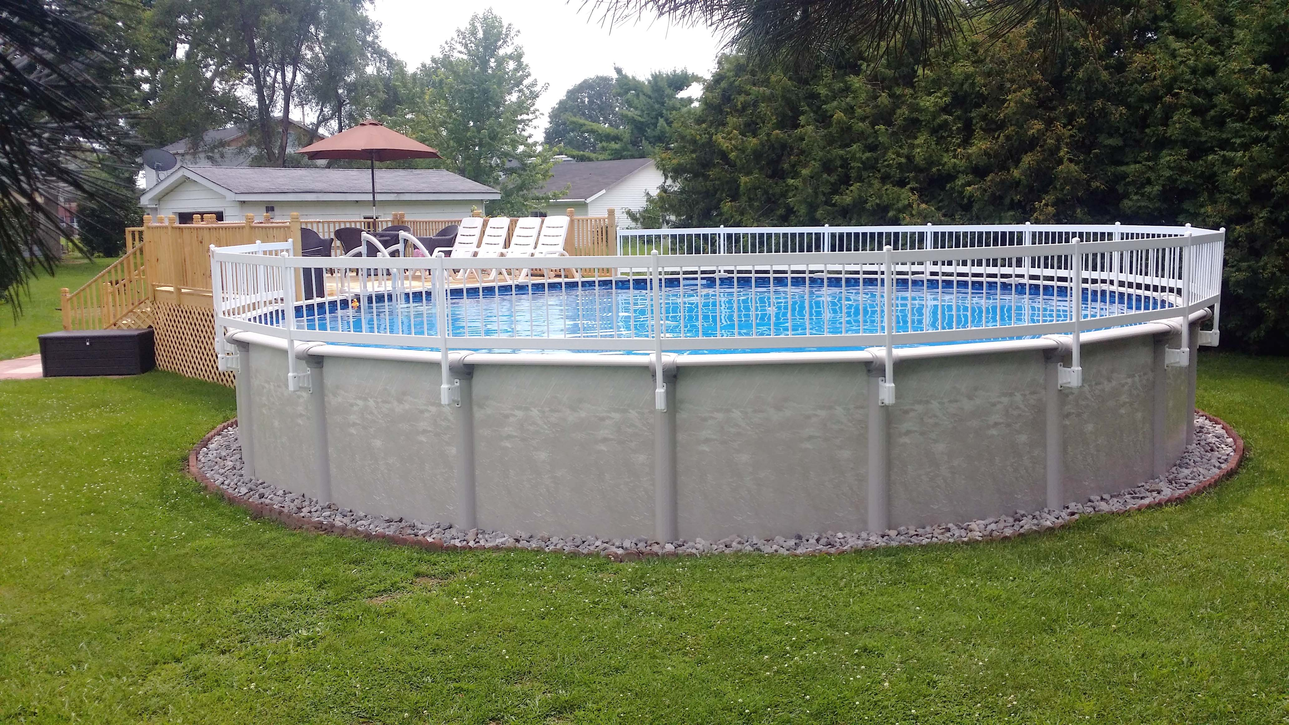 Economy Resin Pool Fence System Vinyl Works Canada regarding dimensions 4128 X 2322