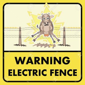 Electric Fence Sign Royalty Free Cliparts Vectors And Stock pertaining to size 1300 X 1300