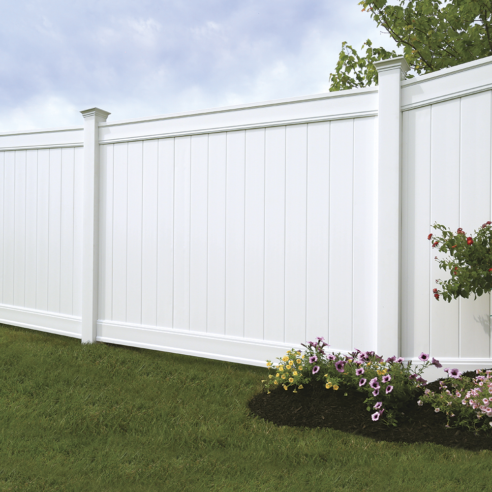 Emblem 6x8 Vinyl Privacy Fence Kit Vinyl Fence Freedom Outdoor pertaining to measurements 1000 X 1000