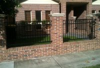 Exteriors Brick Fence For Exterior Housing Design Bold Fence inside dimensions 1024 X 768