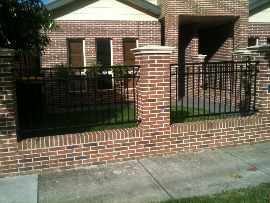 Exteriors Brick Fence For Exterior Housing Design Bold Fence regarding proportions 1024 X 768