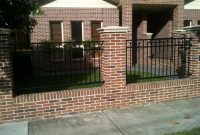 Exteriors Brick Fence For Exterior Housing Design Bold Fence with regard to sizing 1024 X 768