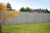 Faux Stone Fence Panels With Gray Exterior Color Ideas with measurements 4256 X 2832