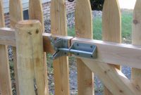 Fence Gate Latch Simple Fence Ideas Build A Driveway Fence Gate regarding sizing 1030 X 772