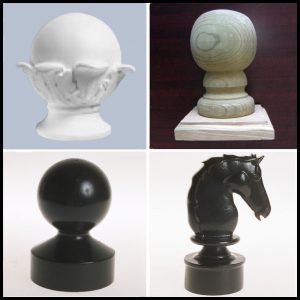 Fence Post Finials Decorative Finials In Wood Aluminum Plastic with regard to sizing 986 X 986