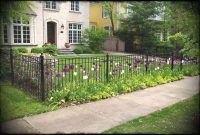 Fence Short Wrought Iron Garden Captivating Decorative Metal Fencing throughout proportions 1899 X 1266