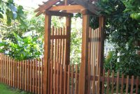 Fence With Arbor Gate Redwood Fence Gate And Arbor Great For with proportions 1944 X 2592