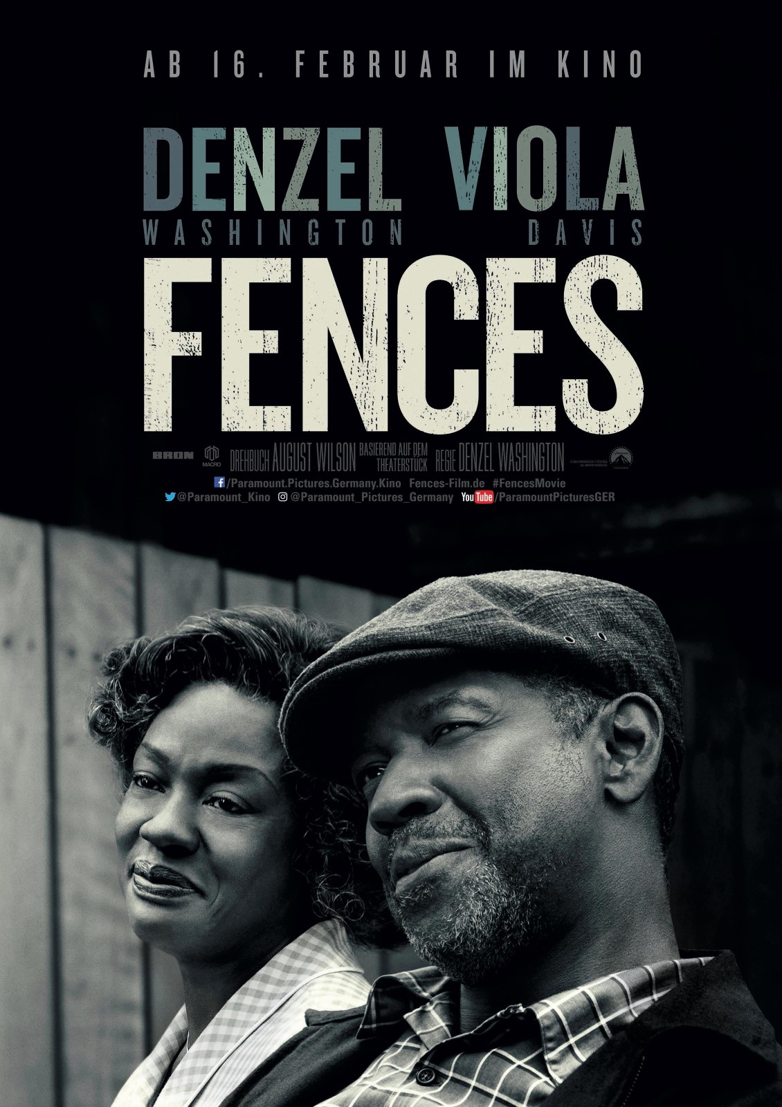 Fences Film 2016 Filmstartsde throughout sizing 1130 X 1600