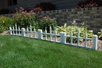 Fencing With Floral Borders Camelot Garden Edging White Vinyl with regard to size 1280 X 851