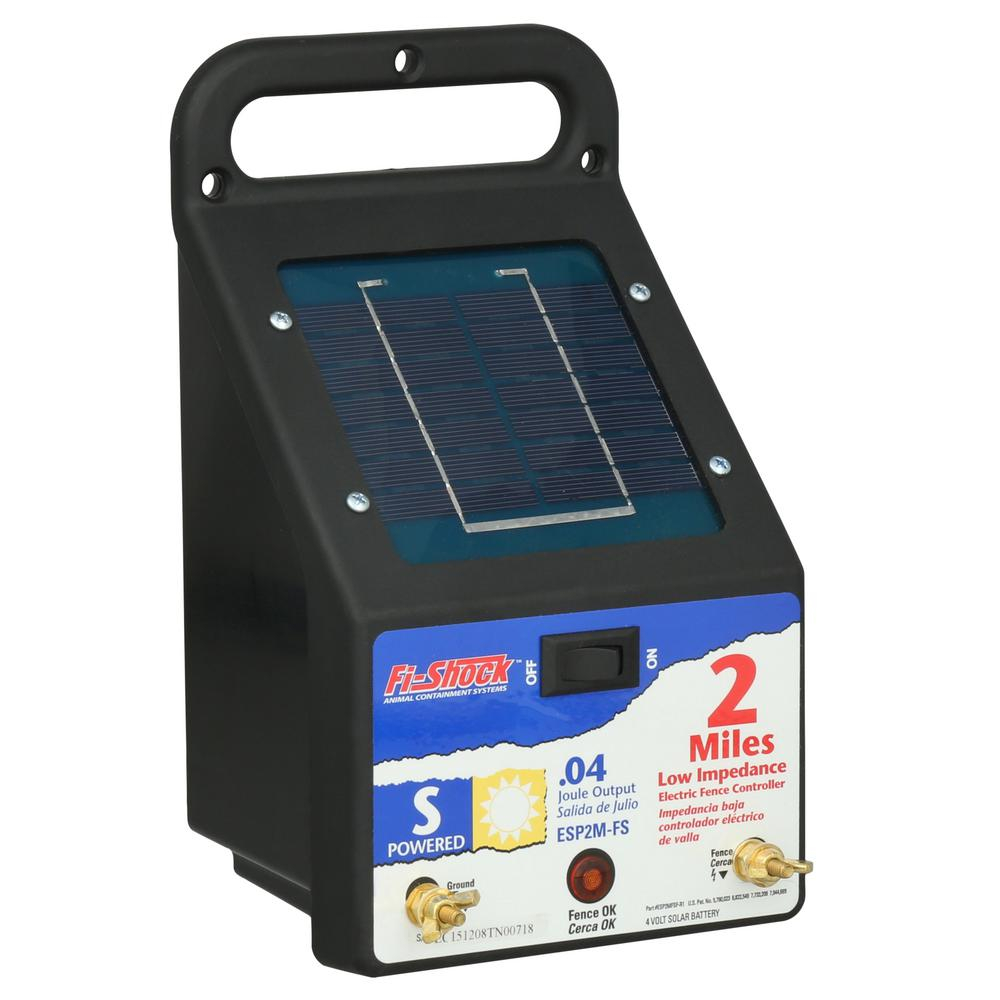 Fi Shock 2 Mile Solar Powered Electric Fence Energizer Esp2m Fs in measurements 1000 X 1000