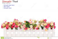 Flower Fence Isolated Stock Image Image Of Background 24649153 intended for dimensions 1300 X 957