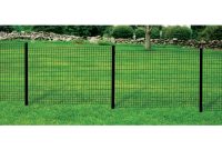 Forgeright Deco Grid 4 Ft X 6 Ft Black Steel Fence Panel inside size 1000 X 1000