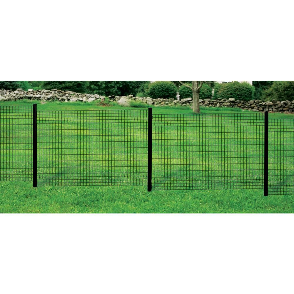 Forgeright Deco Grid 4 Ft X 6 Ft Black Steel Fence Panel inside size 1000 X 1000
