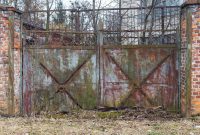 Free Picture Gate Rust Brick Wall Metal Fence Architecture pertaining to dimensions 3924 X 2233