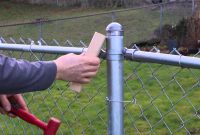 Gallery Chain Link Fence Post Fence And Gate Ideas Installing throughout sizing 1280 X 720
