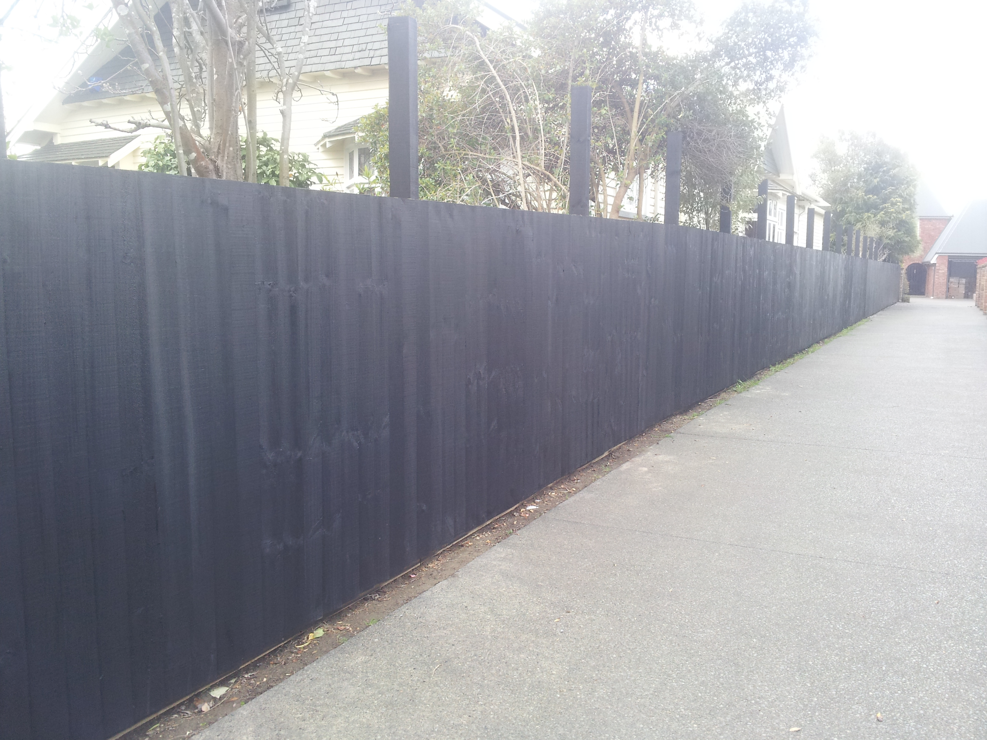 Gallery Of Fence Painting Work Fence House Painting Lincoln throughout sizing 3264 X 2448