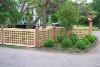 Garden Amp Patio Low Lattice Fence Idea For Front Garden Regarding with sizing 2048 X 1536