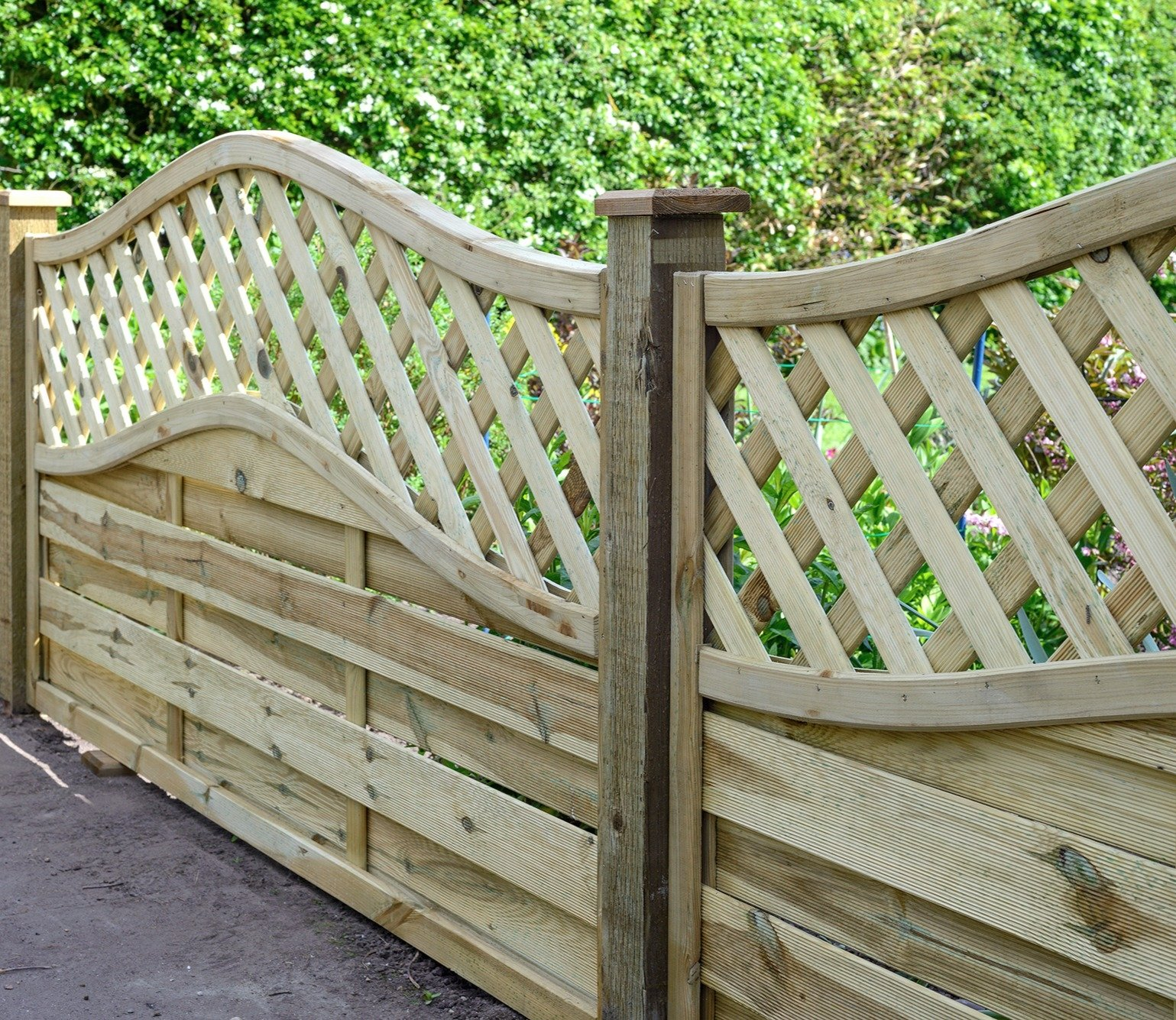 Grange Elite St Meloir 6ft X 3ft Fence Panel Gardensitecouk intended for dimensions 1539 X 1335