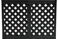 Grosfillex 2 Panel Black Resin Interlocking Outdoor Patio Fence 40 with regard to sizing 1000 X 1000