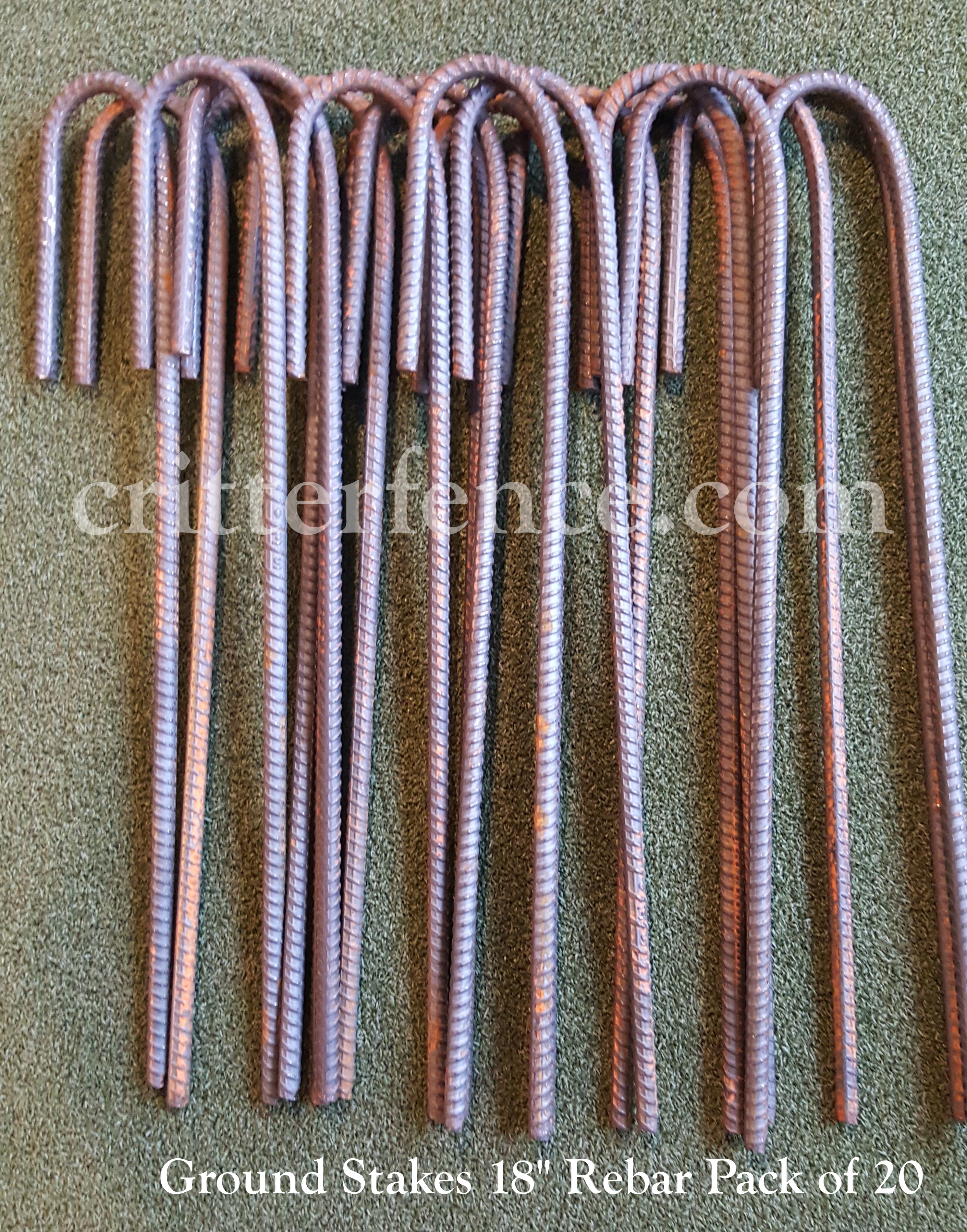 Ground Stakes 18 Rebar 100 Pack Bundle intended for size 2980 X 3796