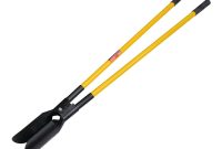 Heavy Duty Garden Fence Post Hole Soil Digger Twin Spade Shovel pertaining to proportions 1600 X 1600