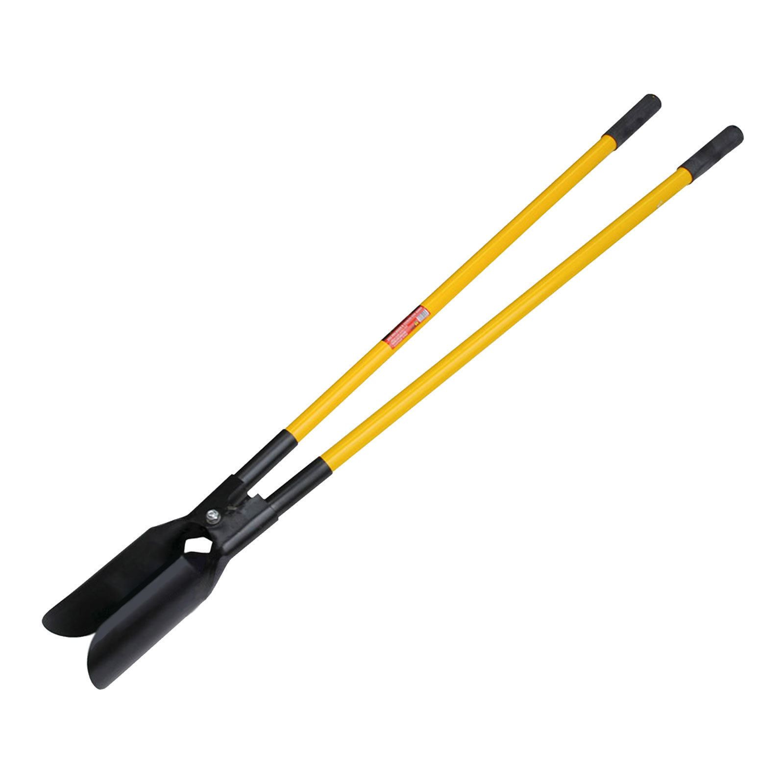 Heavy Duty Garden Fence Post Hole Soil Digger Twin Spade Shovel pertaining to proportions 1600 X 1600