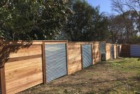 Horizontal With Corrugated Metal Best Lil Fence In Texas Privacy throughout size 3264 X 2448