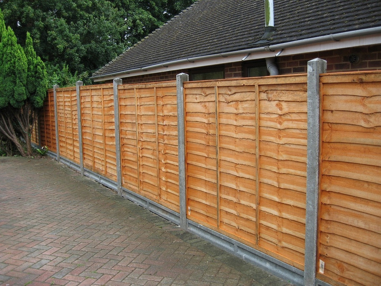 Horizontal Wood Fence Panels Baxters Homes 31249 within dimensions 1445 X 1084