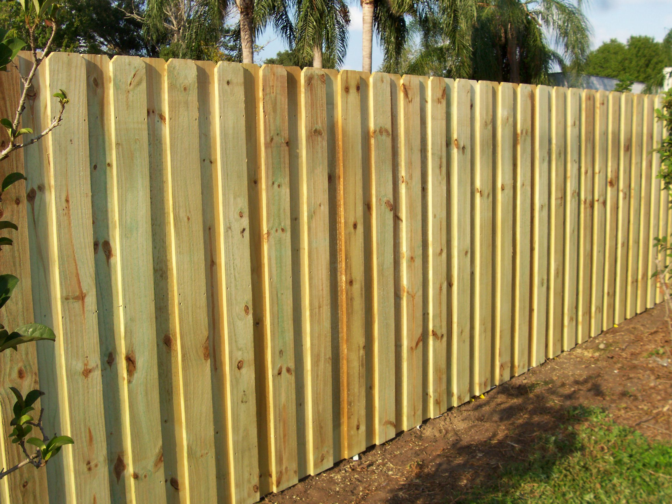 Image Of Dog Ear Fence Panels Design Idea And Decorations Dog pertaining to dimensions 2304 X 1728